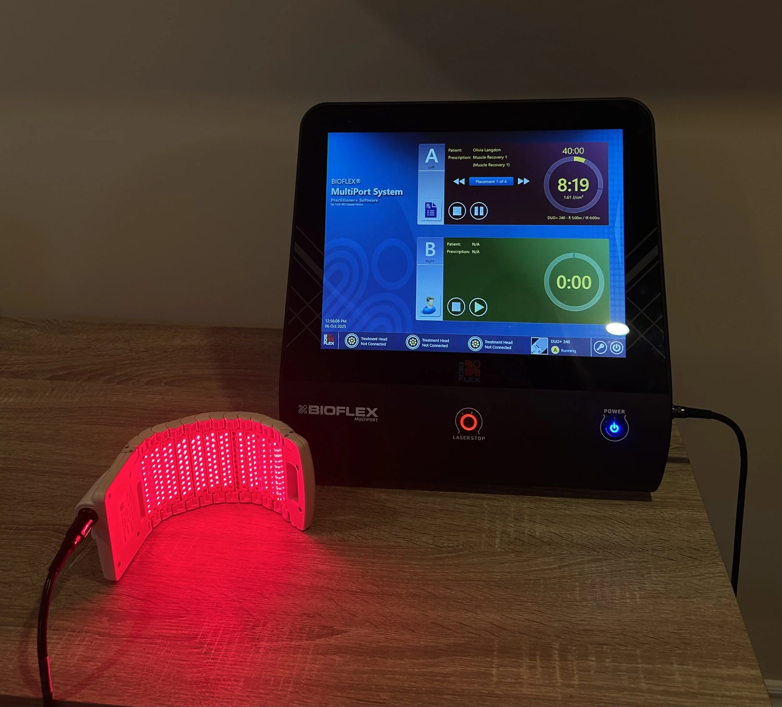 BioFlex Laser Therapy system at Sparke Wellness