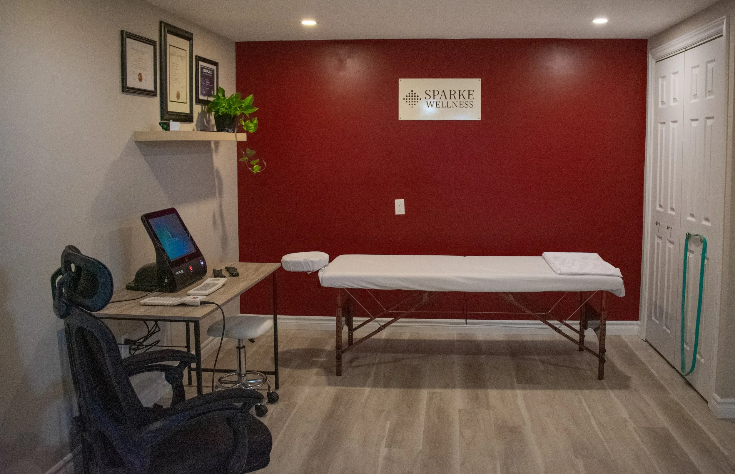 Sparke Wellness clinic and treatment space