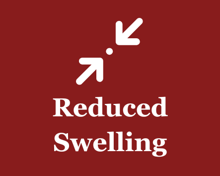 Reduced Swelling - arrows icon